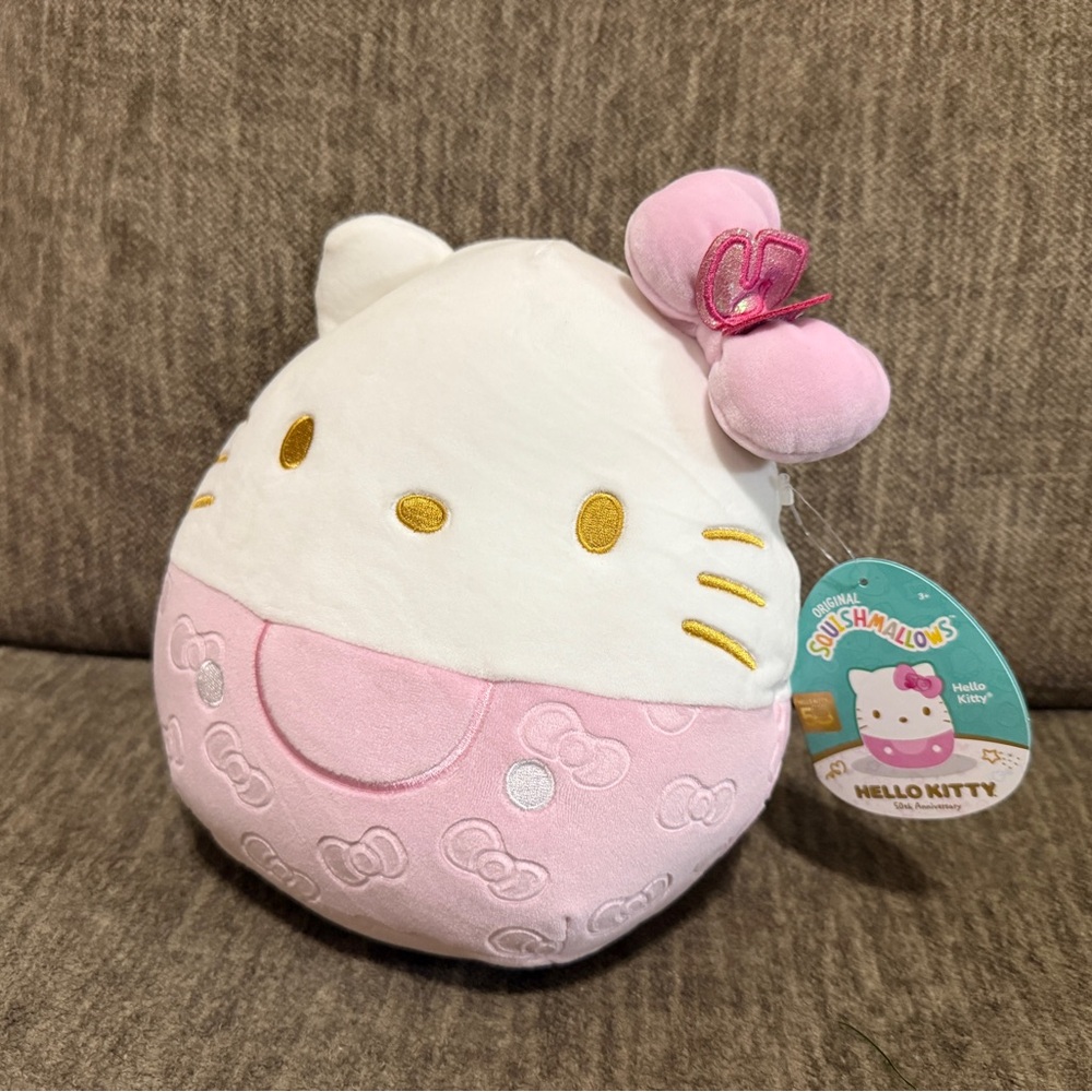 Hello Kitty Squishmallow 50th Anniversary Plush 8 Inch